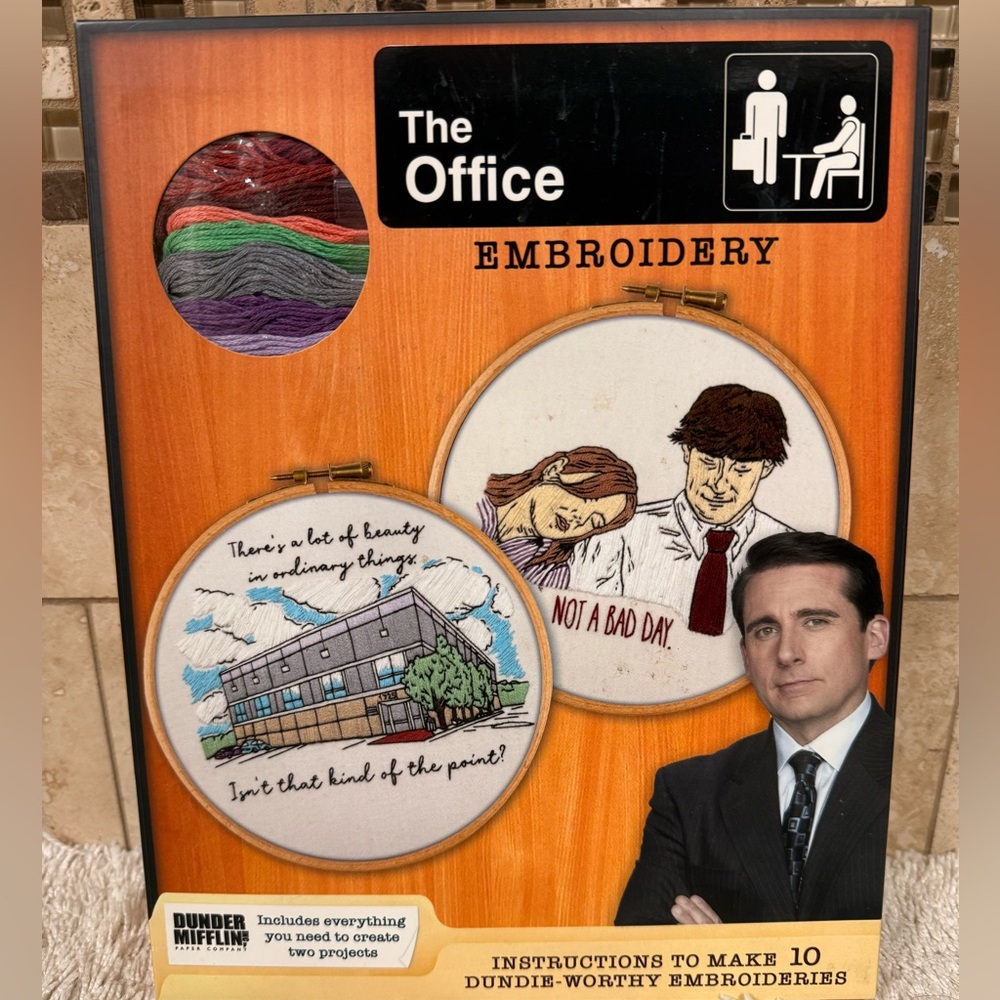 The Office Embroidery Kit